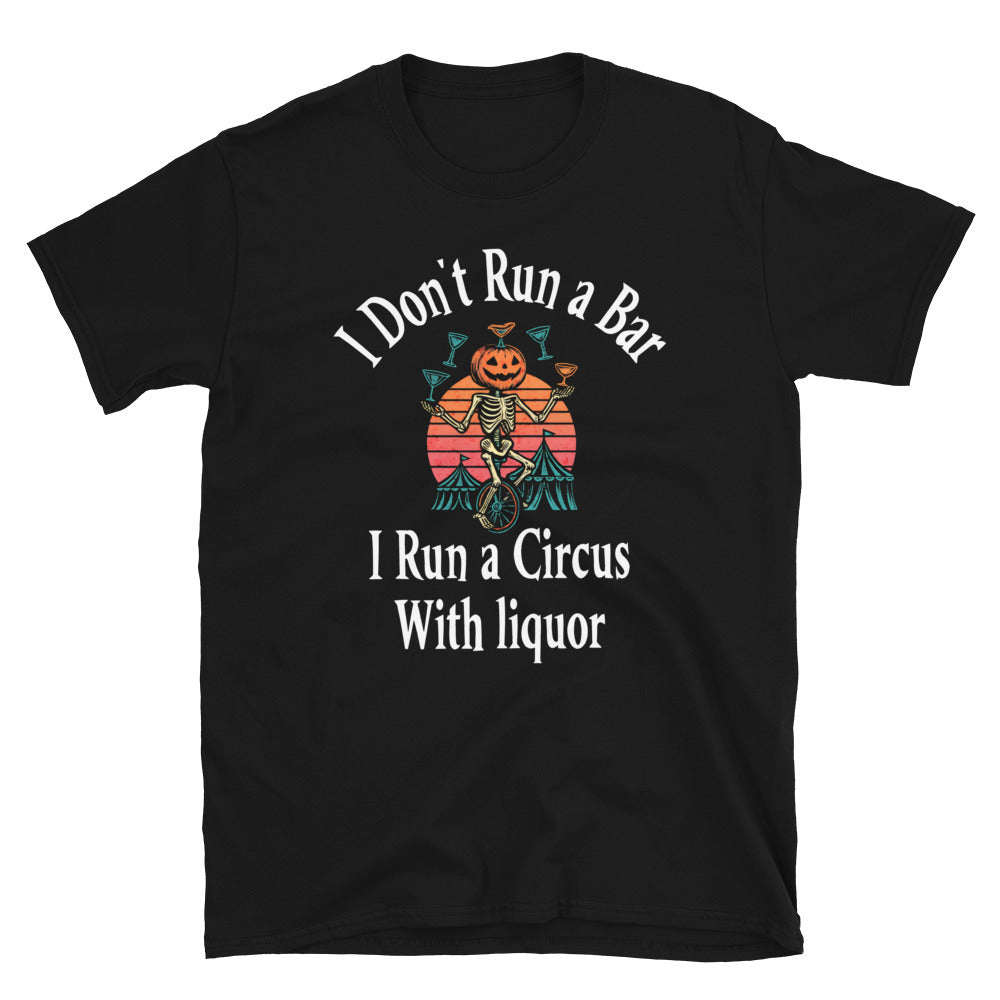 Funny halloween t shirt for bartender