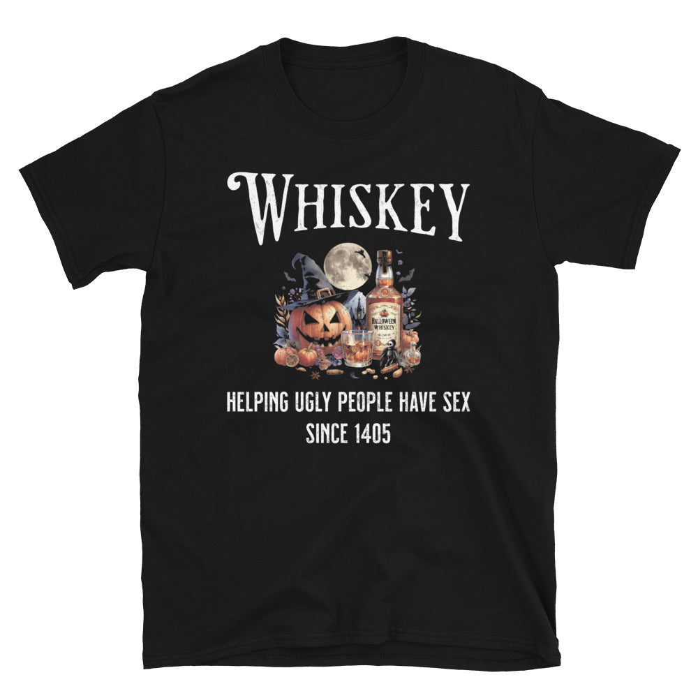 funny halloween whiskey tee