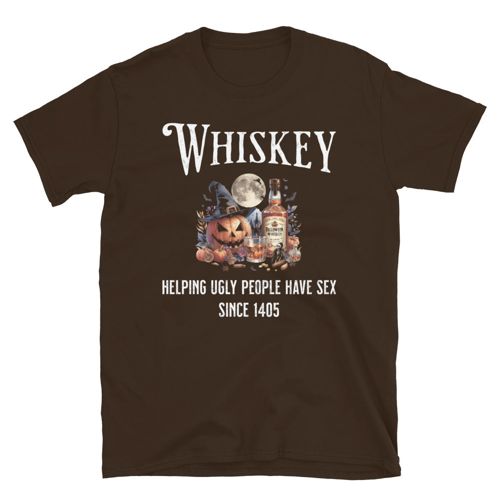 funny halloween whiskey tee