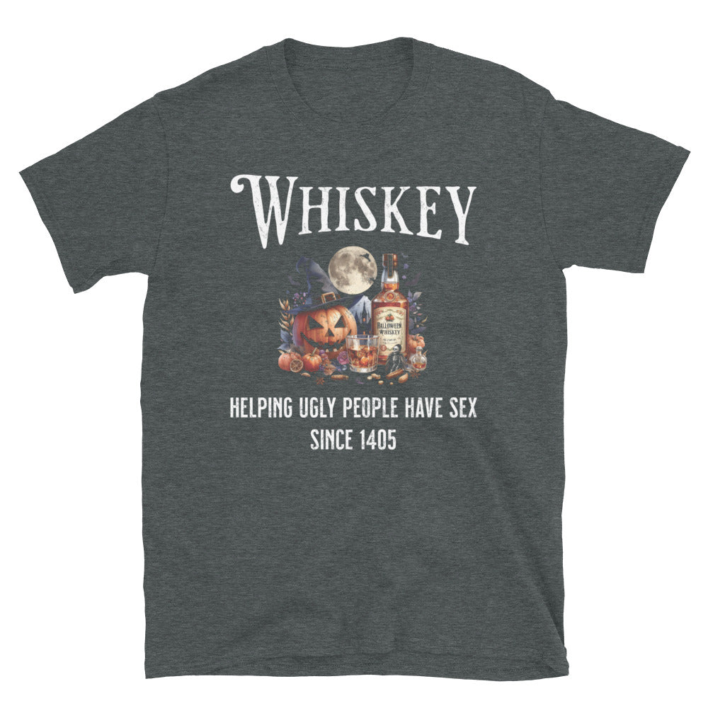 funny halloween whiskey tee