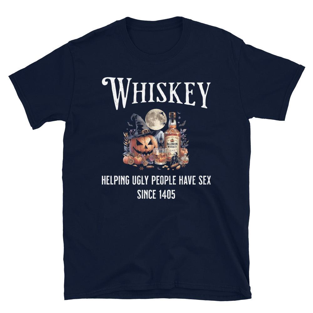 funny halloween whiskey tee