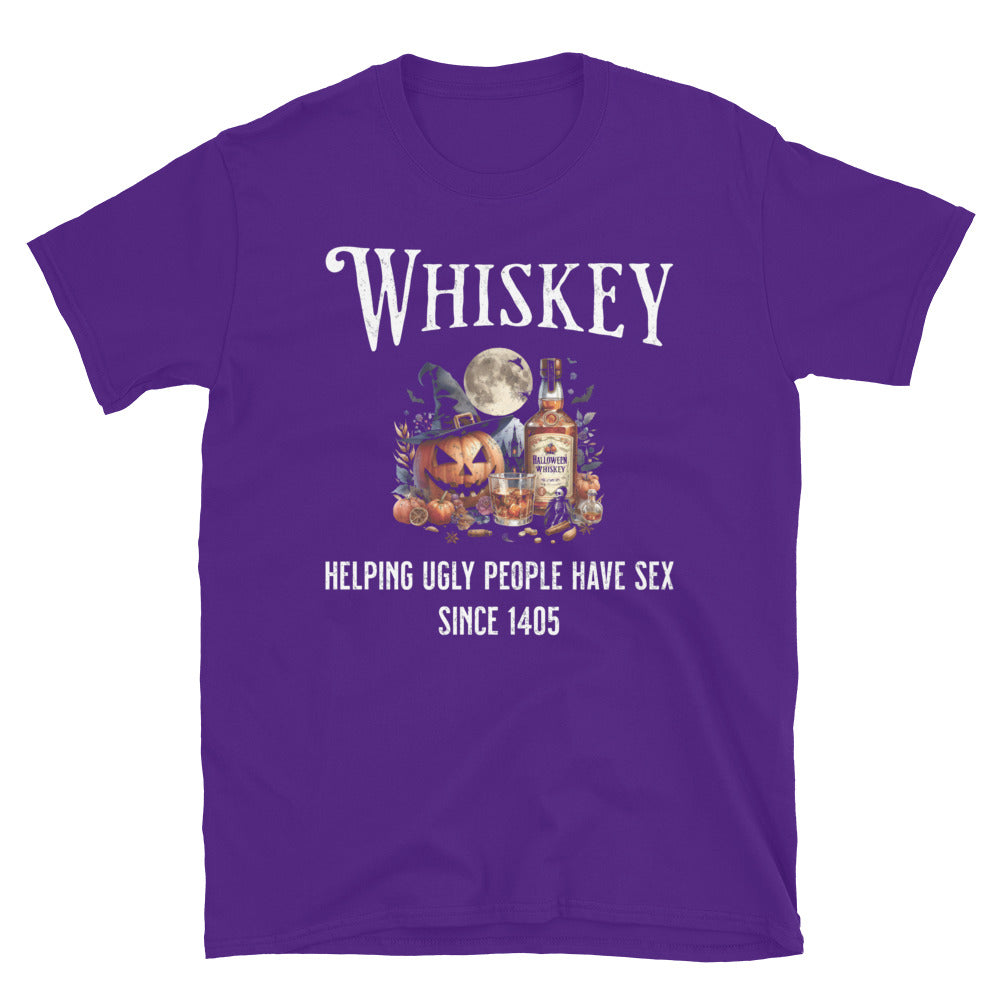 funny halloween whiskey tee